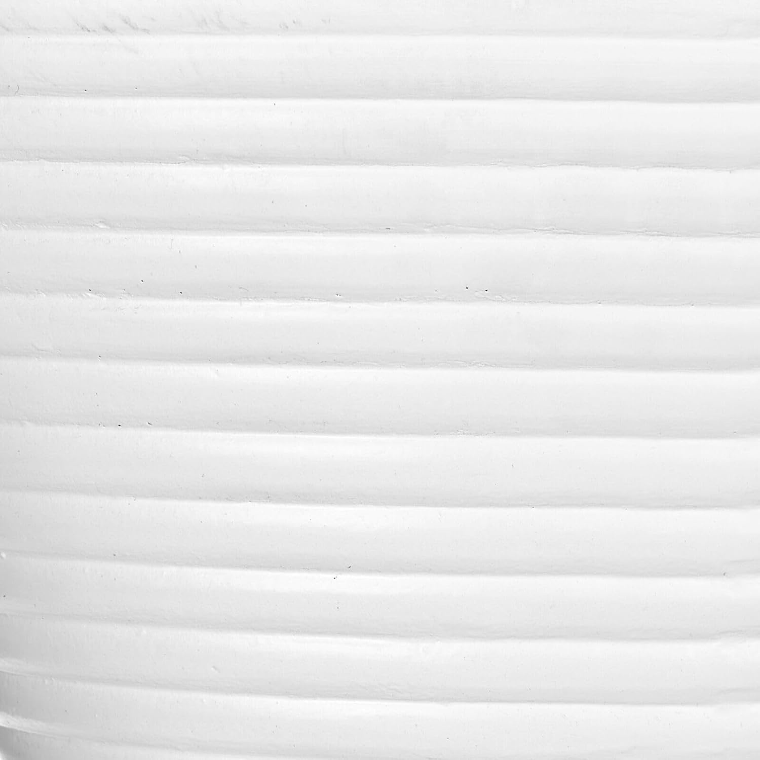 image:imagemDesign Round Hourglass Concrete Side Table Solid Fluted Table for IndoorOutdoor Use Living Room Patio Modern AccentEnd Stone Table Drum End Table for Fans of Minimalist Furniture WhiteWhite