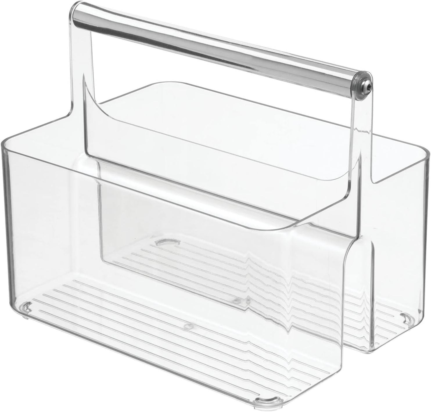 image:imagemDesign Shower Caddy Storage Plastic Organizer Light PinkRose GoldClearChrome