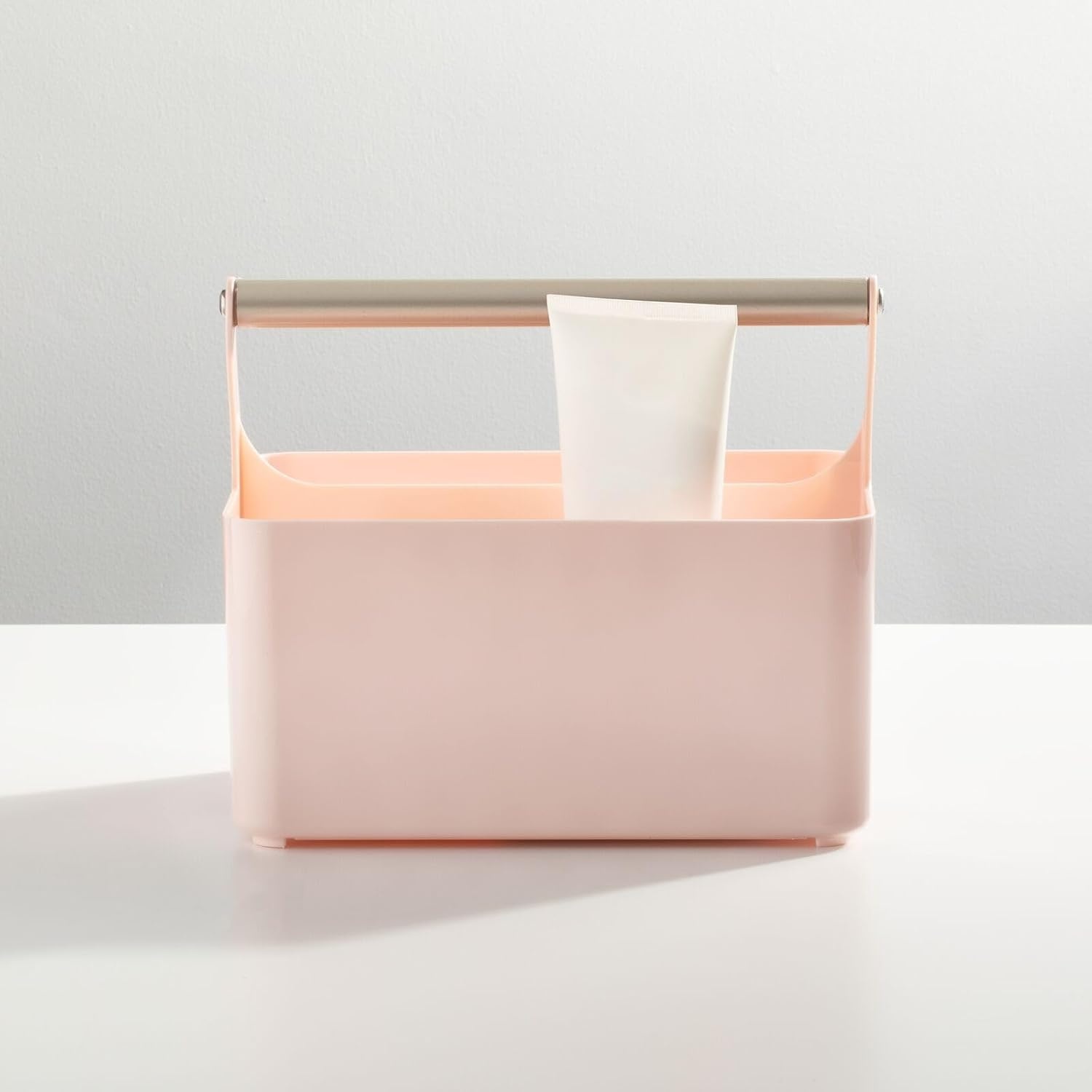 image:imagemDesign Shower Caddy Storage Plastic Organizer Light PinkRose GoldLight PinkSatin