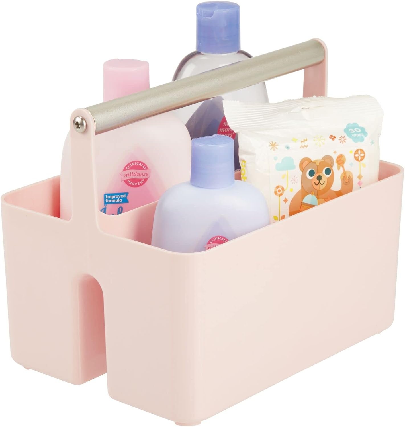 image:imagemDesign Shower Caddy Storage Plastic Organizer Light PinkRose GoldLight PinkSatin